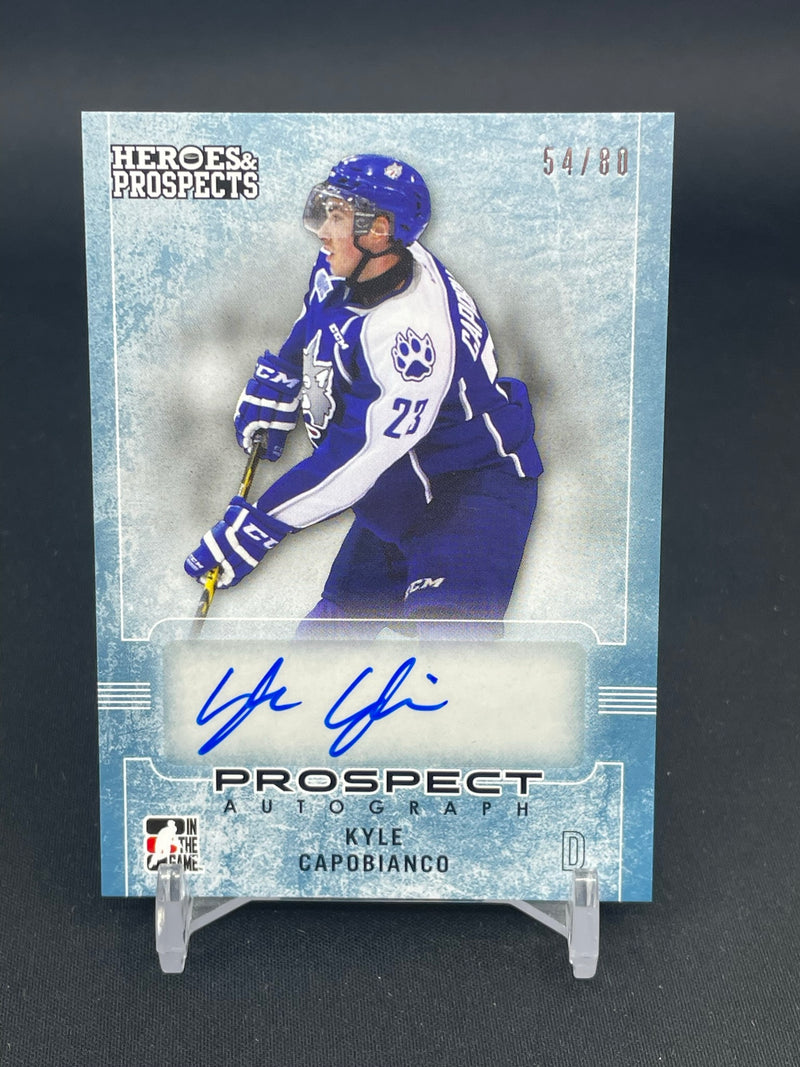 2014 IN THE GAME HEROES & PROSPECTS - K. CAPOBIANCO - #49 - #'D/80 - AUTOGRAPH