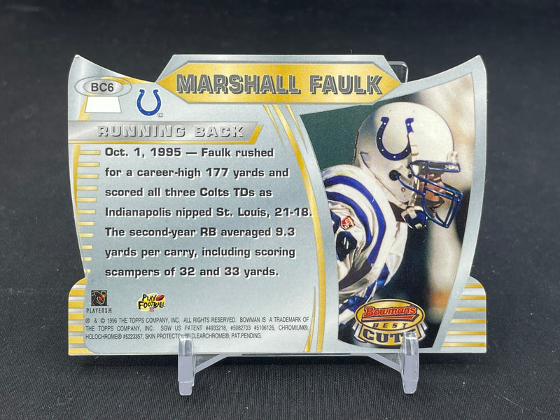 1996 TOPPS BOWMAN'S BEST - BEST CUTS - M. FAULK -