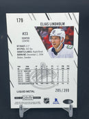2023 UPPER DECK O-PEE-CHEE PLATINUM - LIQUID METAL - E. LINDHOLM - #179 - #'D/399