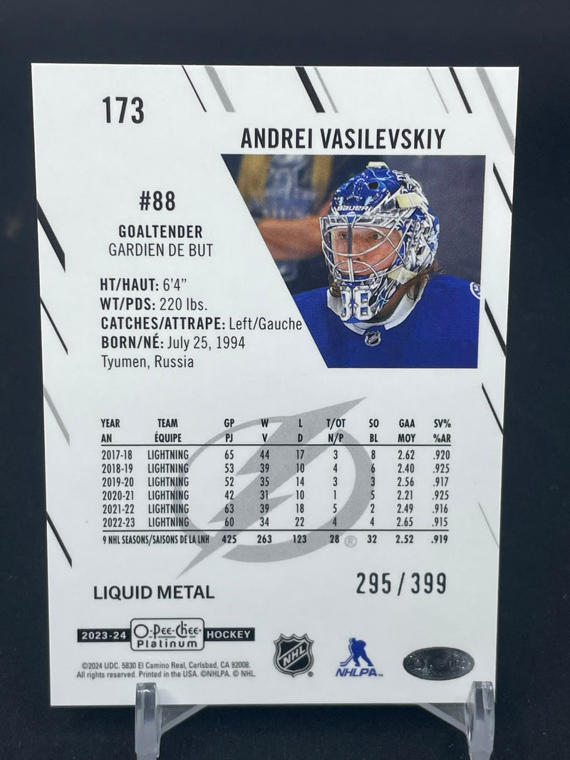 2023 UPPER DECK O-PEE-CHEE PLATINUM - LIQUID METAL - A. VASILEVSKIY -