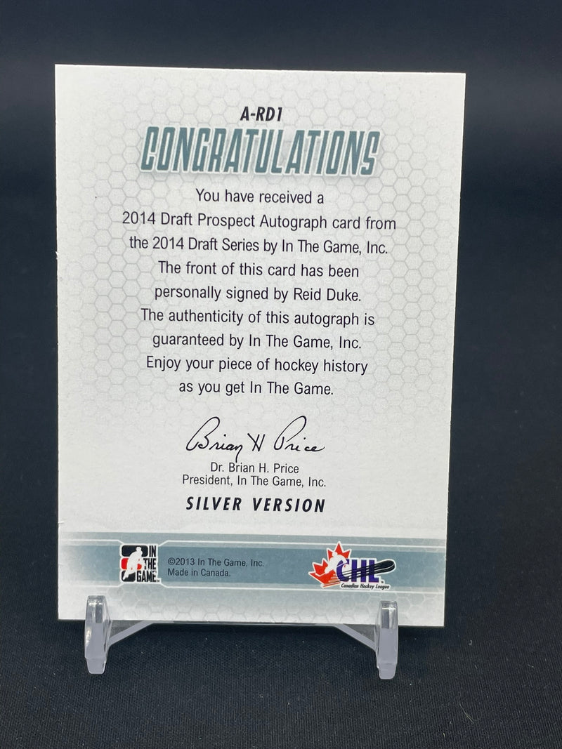2014 IN THE GAME DRAFT - SILVER VERSION - R. DUKE -