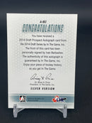 2014 LEAF IN THE GAME DRAFT - SILVER VERSION - I. BARBASHEV -