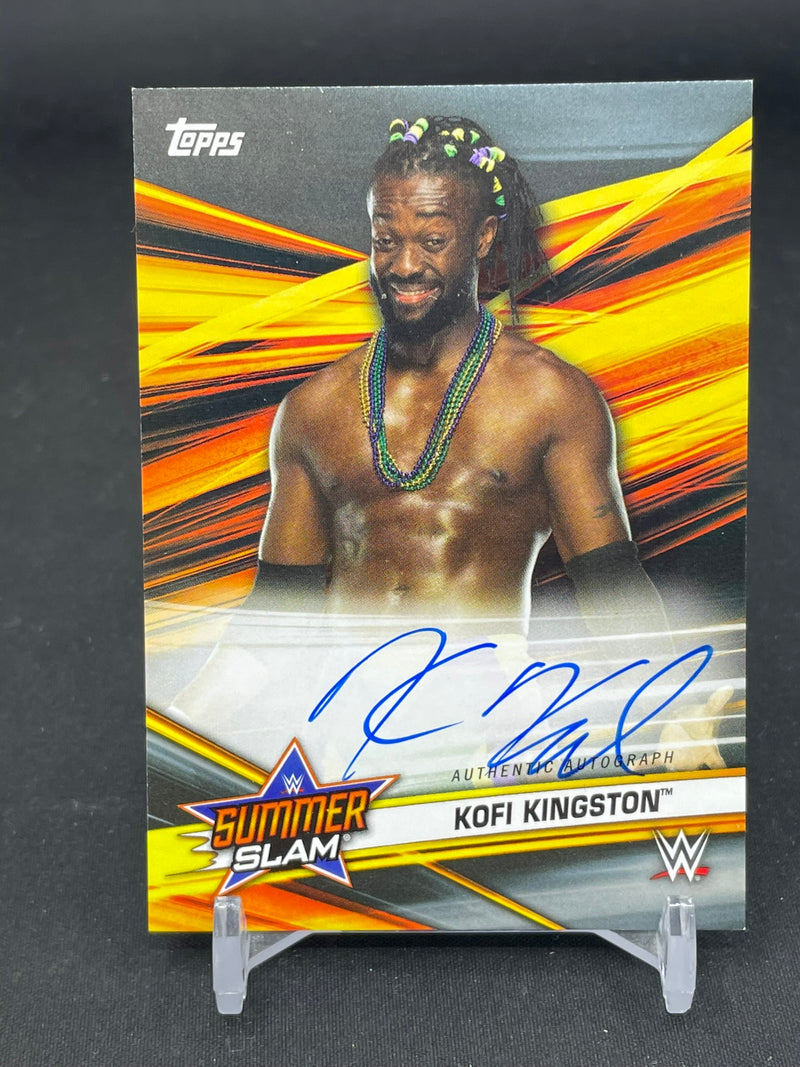 2019 TOPPS - SUMMER SLAM - K. KINGSTON - #OC-KK - #'D/25 - AUTOGRAPH