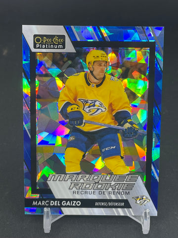 2023 UPPER DECK O-PEE-CHEE PLATINUM - BLUE FRAGMENT - MARQUEE ROOKIE - M. DEL GAIZO - #278 - #'D/125 - RC