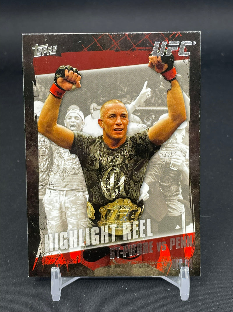 2010 TOPPS UFC SERIES FOUR - HIGHLIGHT REEL - ST-PIERRE VS PENN -