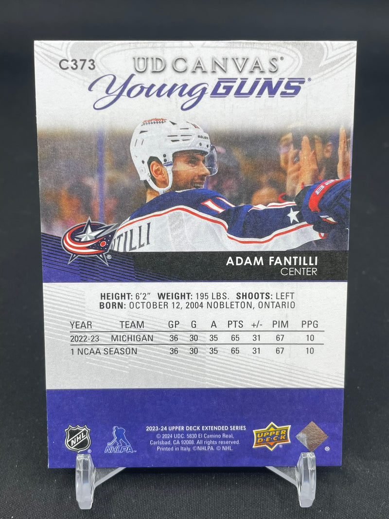 2023 UPPER DECK EXTENDED SERIES - UD CANVAS - YOUNG GUNS - A. FANTILLI -