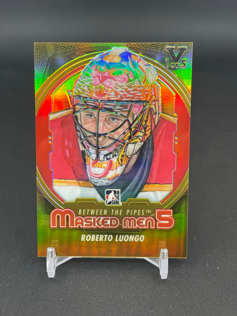 2012 IN THE GAME BETWEEN THE PIPES - MASKED MEN 5 - R. LUONGO -