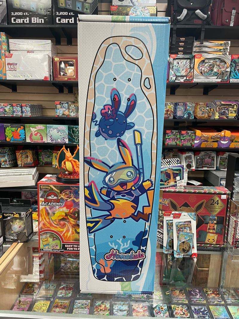 POKEMON 2024 WOLRDS HONOLUL BEARWALKER SKATEBOARD - COMPLETE - (OPENED) *NO SHIPPING*