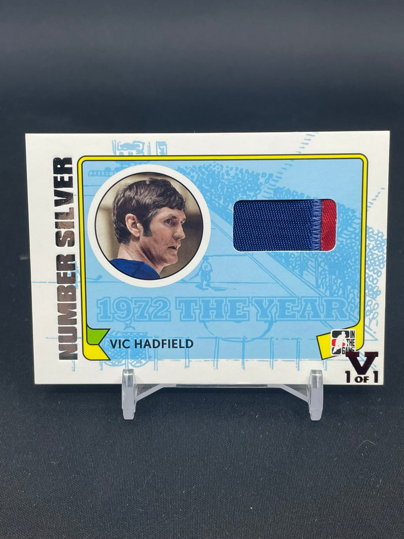 2009 IN THE GAME - NUMBER SILVER - V. HADFIELD -