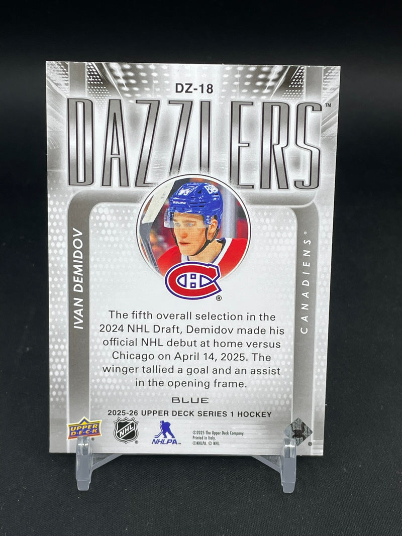 2025 UPPER DECK SERIES ONE - BLUE DAZZLERS - I. DEMIDOV -