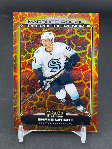 2022 UPPER DECK O-PEE-CHEE PLATINUM - HOT MAGMA - MARQUEE ROOKIE - S. WRIGHT - #300 - #'D/499 - RC