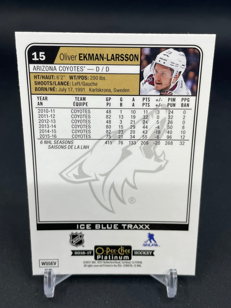 2016 UPPER DECK O-PEE-CHEE PLATINUM - ICE BLUE TRAXX - SINGLES - SELECT YOUR PLAYER