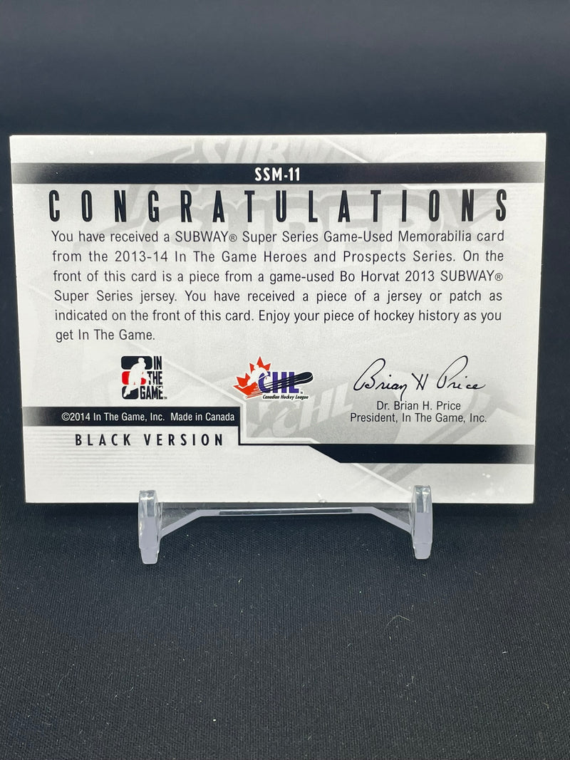 2013 IN THE GAME - SUBWAY SUPER SERIES - BLACK VERSION - B. HORVAT -