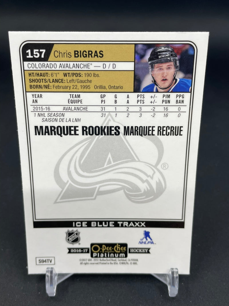 2016 UPPER DECK O-PEE-CHEE PLATINUM - ICE BLUE TRAXX - SINGLES - SELECT YOUR PLAYER