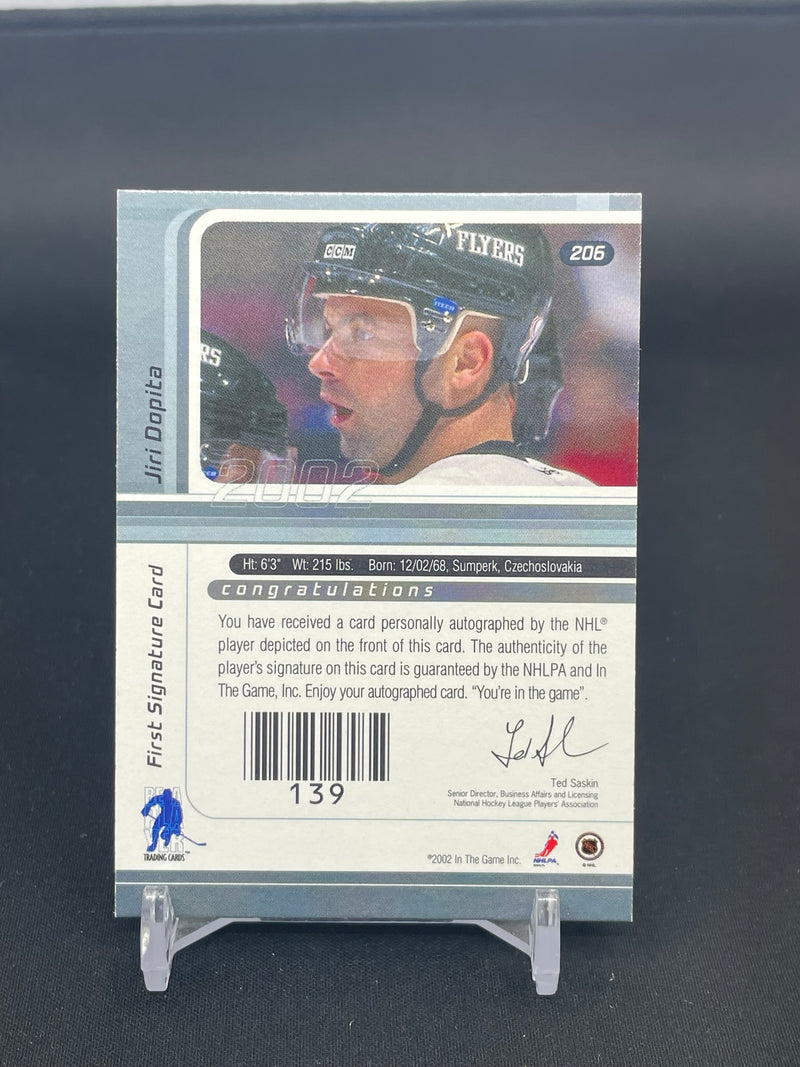 2002 IN THE GAME SIGNATURE SERIES - J. DOPITA -