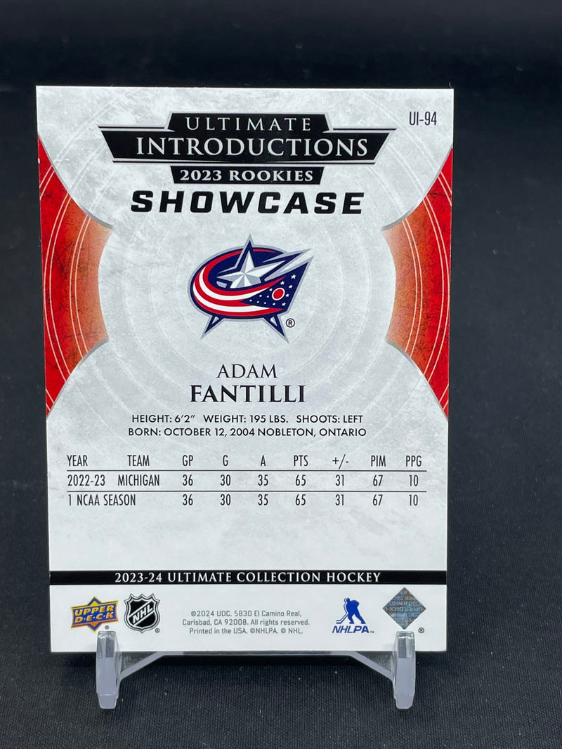 2023 UPPER DECK ULTIMATE - ULTIMATE INTRODUCTIONS ROOKIES SHOWCASE - A. FANTILLI -