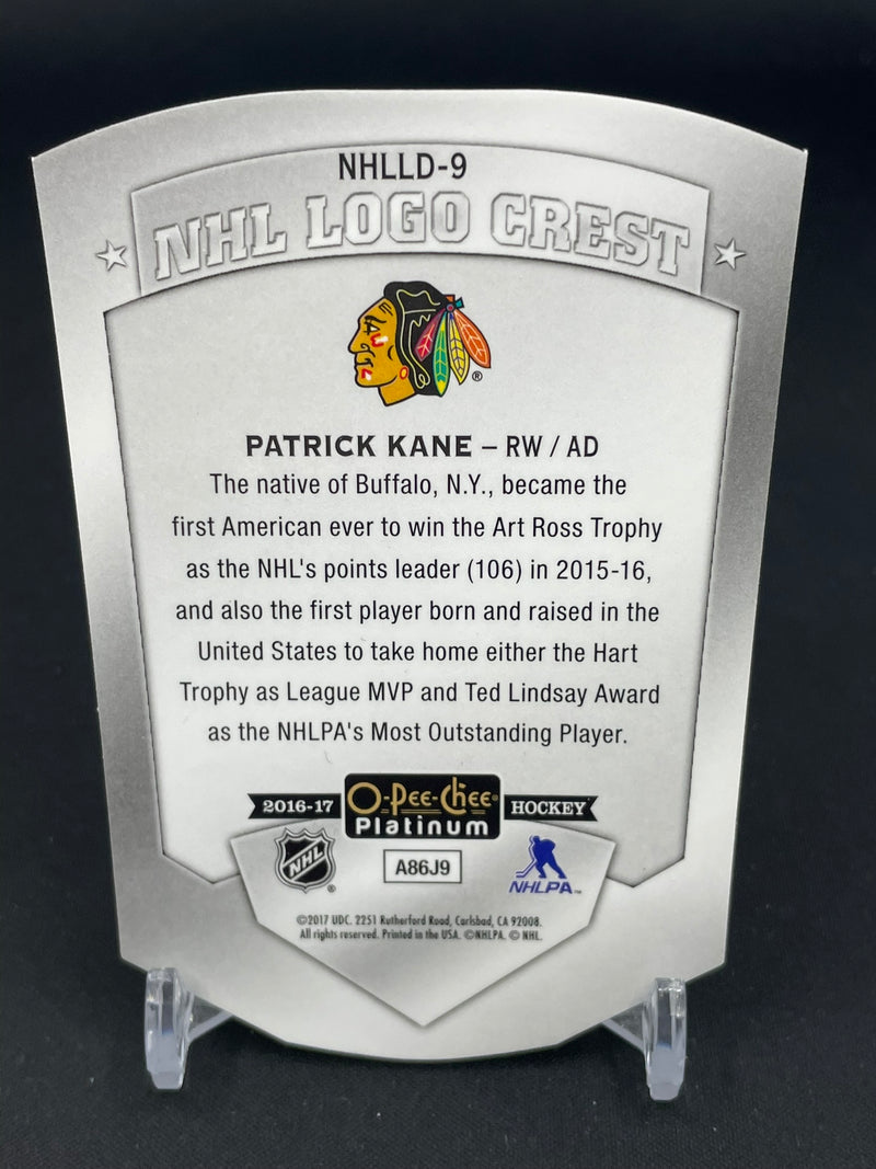2016 UPPER DECK O-PEE-CHEE PLATINUM - NHL LOGO CREST - P. KANE -