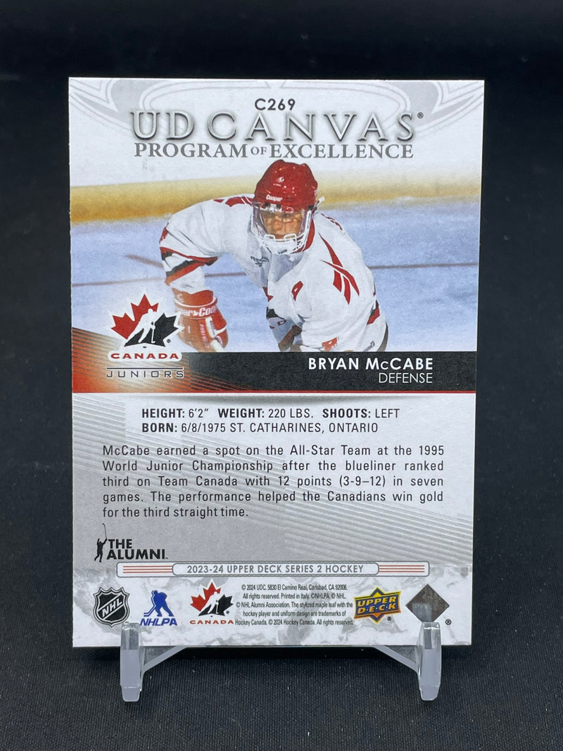 2023 UPPER DECK SERIES TWO - UD CANVAS - PROGRAM OF EXCELLENCE - B. MCCABE -