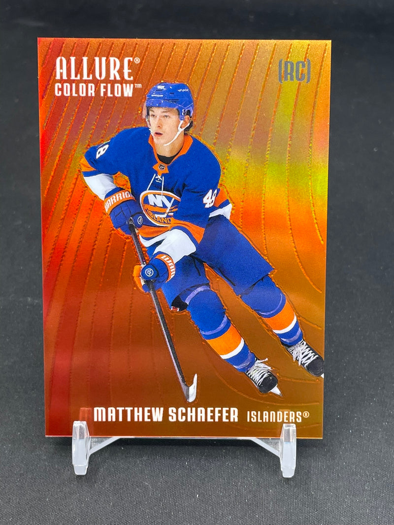 2025 UPPER DECK ALLURE - RED-ORANGE COLOR FLOW - M. SCHAEFER -