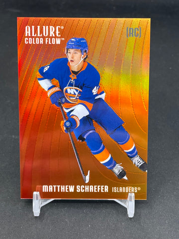 2025 UPPER DECK ALLURE - RED-ORANGE COLOR FLOW - M. SCHAEFER - #CF-MS - RC