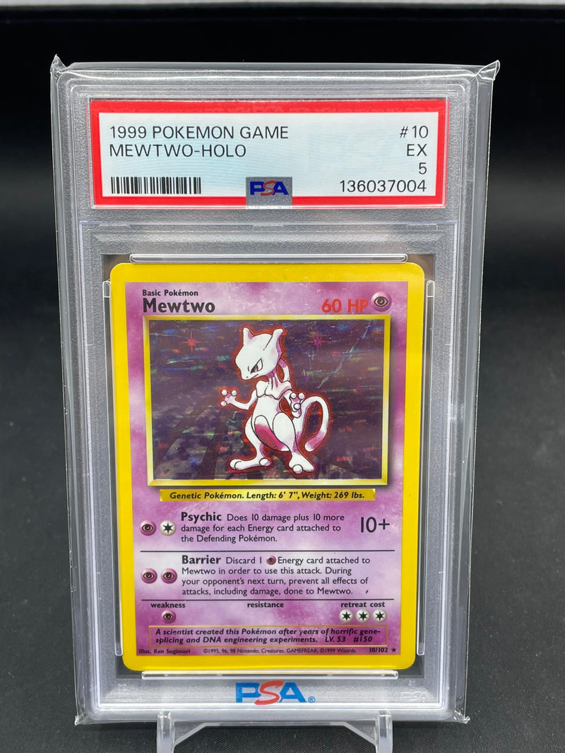 POKEMON - BASE SET - MEWTWO - HOLO -