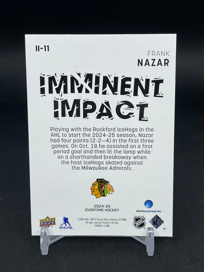 2024 UPPER DECK OVERTIME - IMMINENT IMPACT - F. NAZAR -