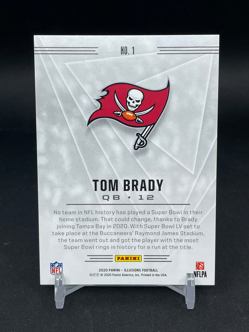 2020 PANINI ILLUSIONS - TROPHY COLLECTION RUBY - T. BRADY - #1 - #'D/125