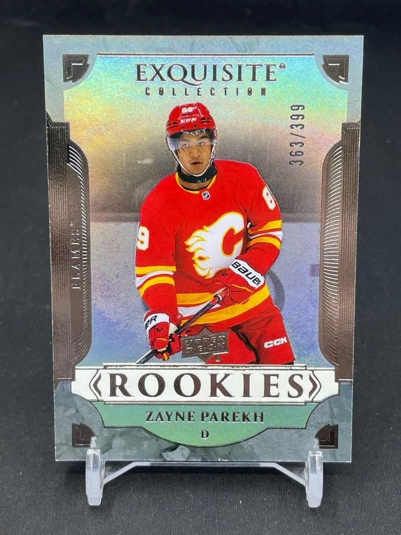 2025 UPPER DECK EXQUISITE - ROOKIES - Z. PAREKH - #R-ZP - #'D/399 - RC