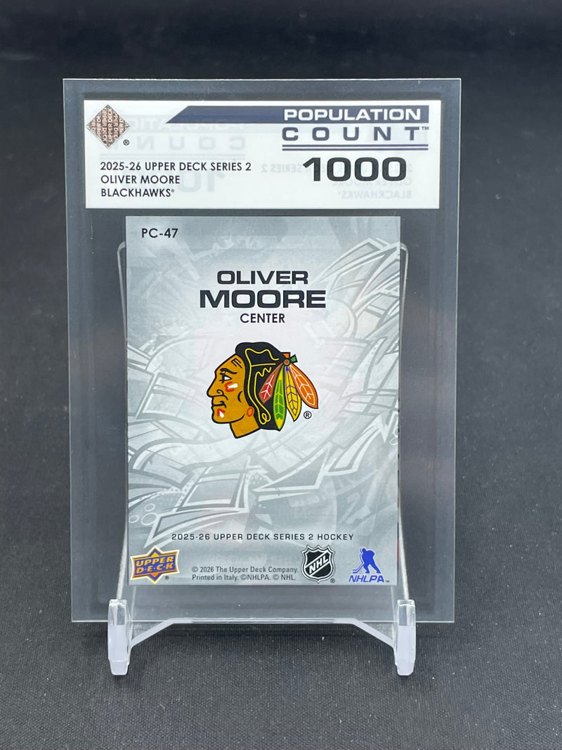 2025 UPPER DECK SERIES TWO - POPULATION COUNT 1000 - O. MOORE - #PC-47 - #'D/1000