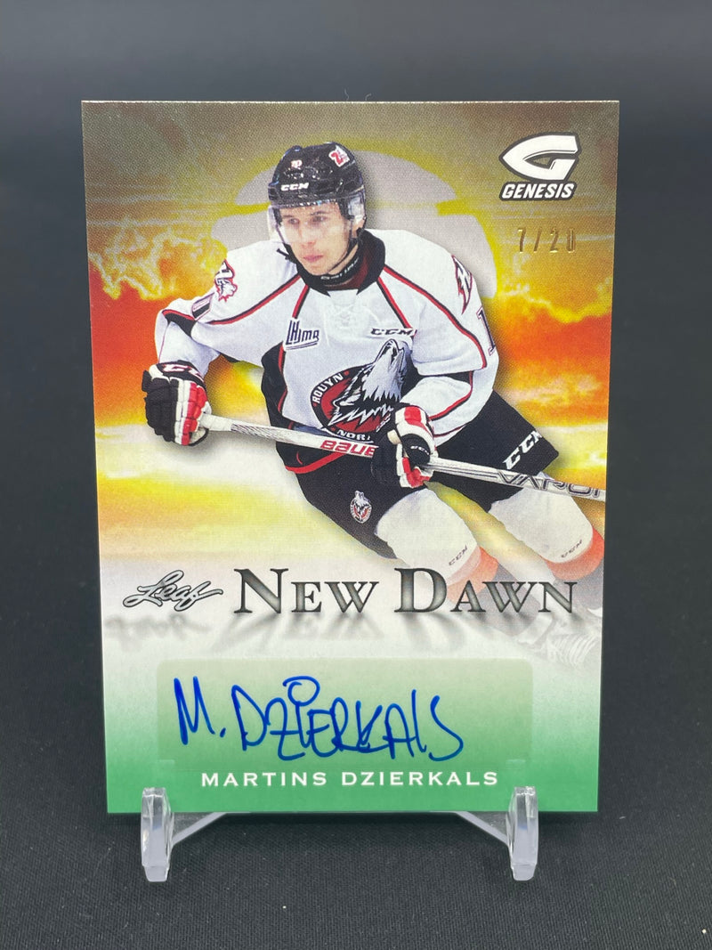 2016 LEAF GENESIS - NEW DAWN - GREEN - M. DZIERKALS - #ND-MD1 - #'D/20 - AUTOGRAPH