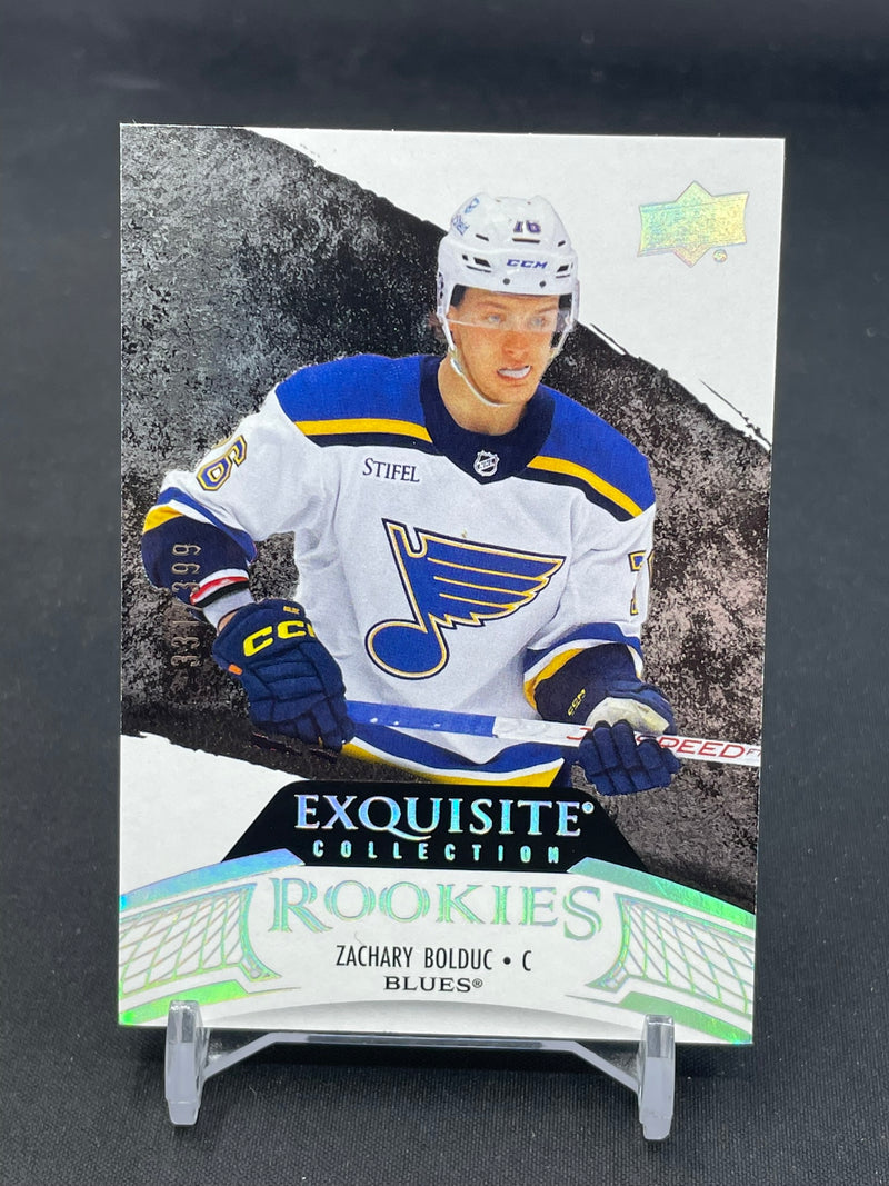 2024 UPPER DECK EXQUISITE - ROOKIES - Z. BOLDUC - #R-ZB - #'D/399 - RC