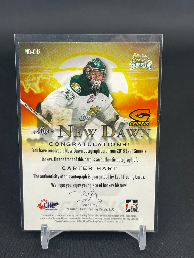 2016 LEAF GENESIS - NEW DAWN - GREEN - C. HART - #NDCH2 - #'D/35 - AUTOGRAPH