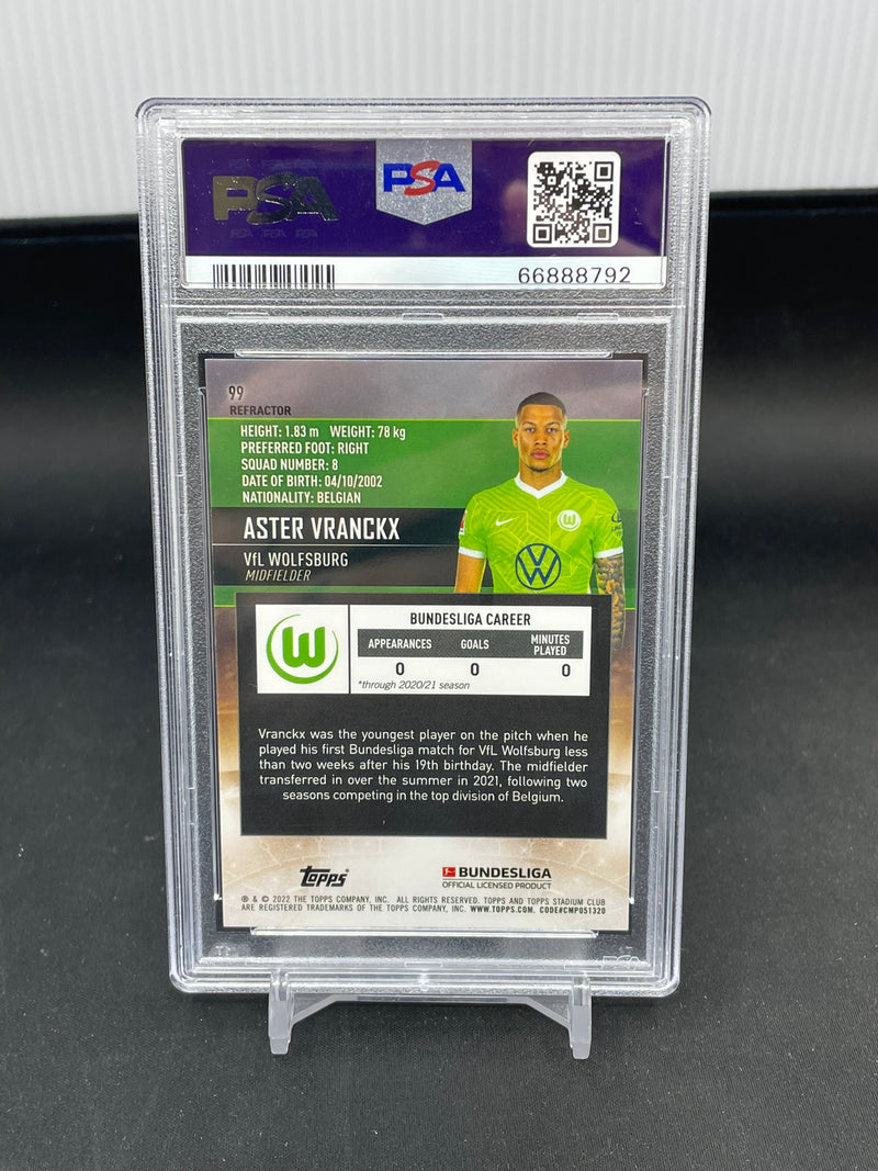 2021 TOPPS STADIUM CLUB CHROME BUNDESLIGA - REFRACTOR - A. VRANCKX -