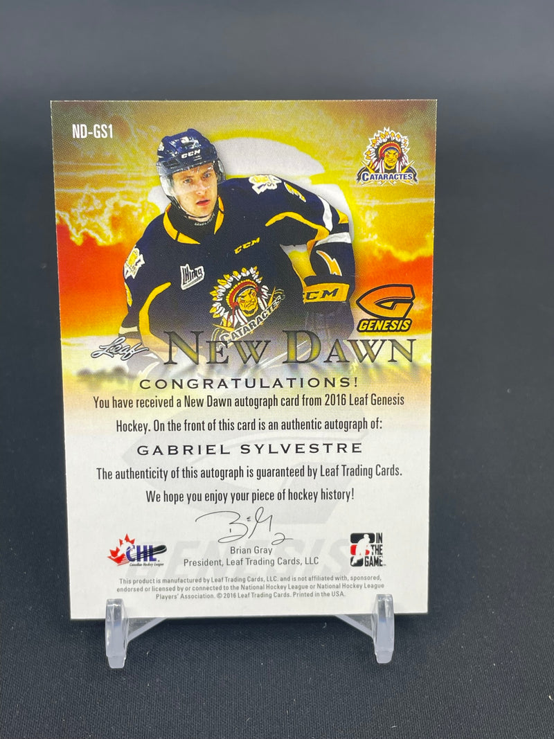 2016 LEAF GENESIS - NEW DAWN - PURPLE - G. VYLVESTRE - #ND-GS1 - #'D/15 - AUTOGRAPH