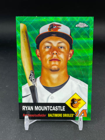 2022 TOPPS CHROME PLATINUM ANNIVERSARY - GREEN WAVE REFRACTOR - R. MOUNTCASTLE - #405 - #'D/99