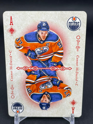 2018 UPPER DECK O-PEE-CHEE - PLAYING CARDS - C. MCDAVID - ACE OF DIAMONDS