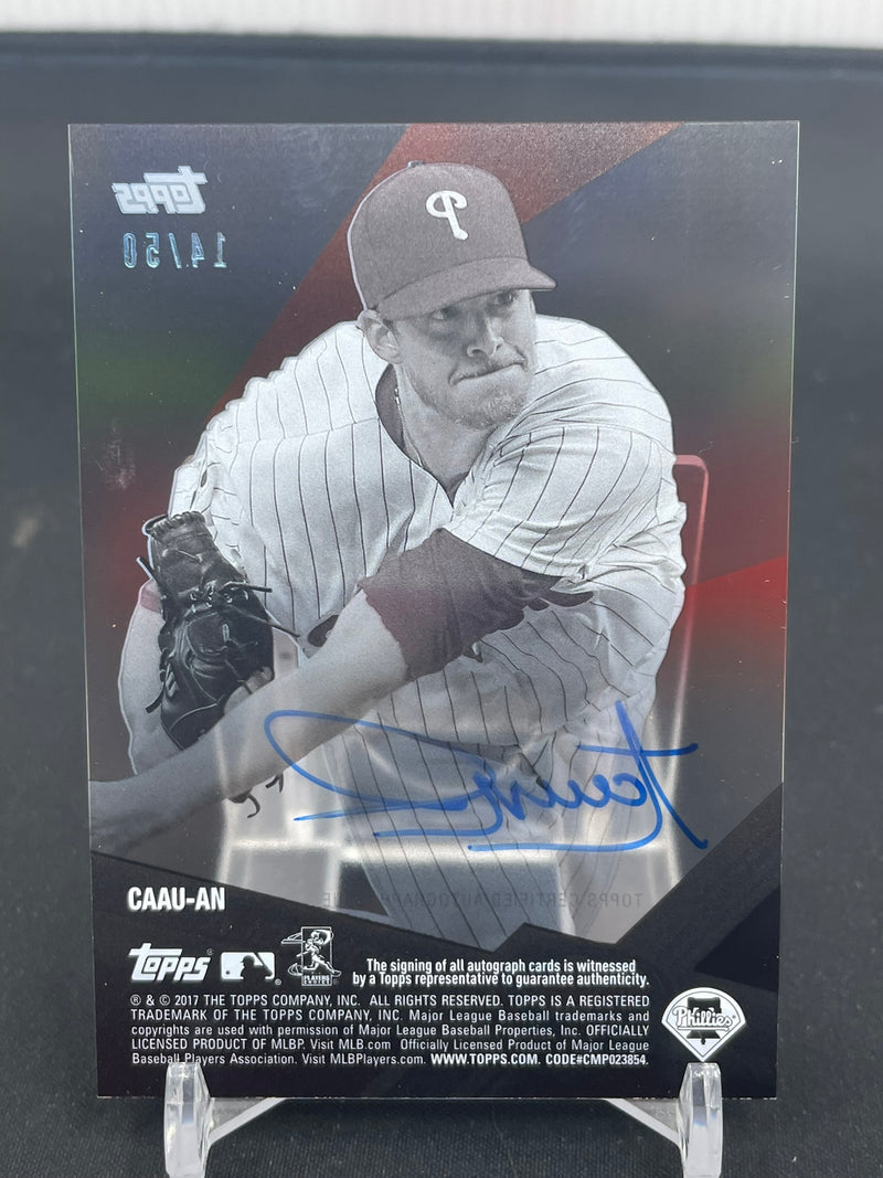 2017 TOPPS CLEARLY AUTHENTIC - RED - A. NOLA - #CAAU-AN - #'D/50 - AUTOGRAPH