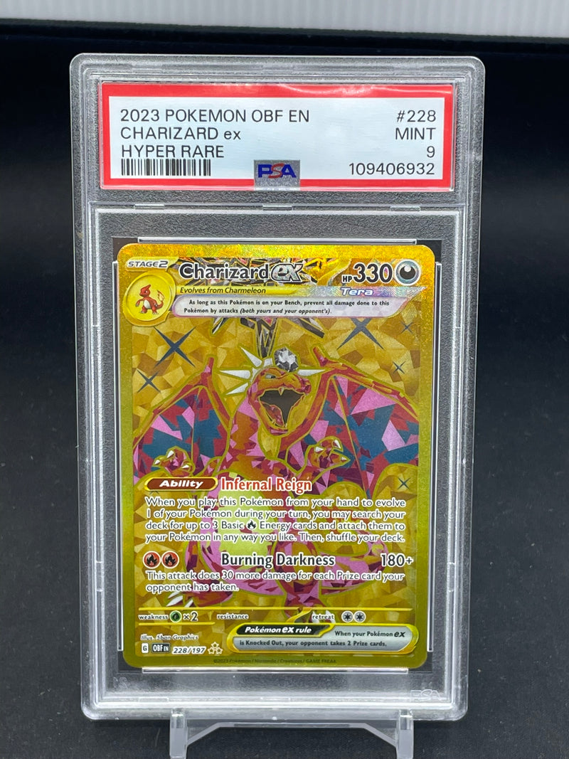 POKEMON - OBSIDIAN FLAMES - CHARIZARD EX - HYPER RARE -