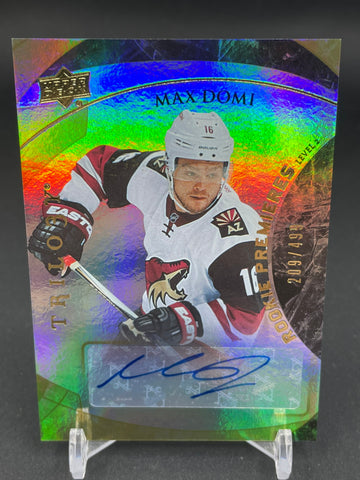 2015 UPPER DECK TRILOGY - ROOKIE PREMIERES - M. DOMI - #140 - #'D/499 - AUTOGRAPH - RC