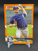 2018 TOPPS BOWMAN - ORANGE - L. ALLEN - #BP99 - #'D/25