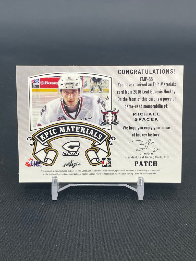2016 LEAF GENESIS - EPIC MATERIALS - M. SPACEK - #EMP-55 - #'D/20 - RELIC