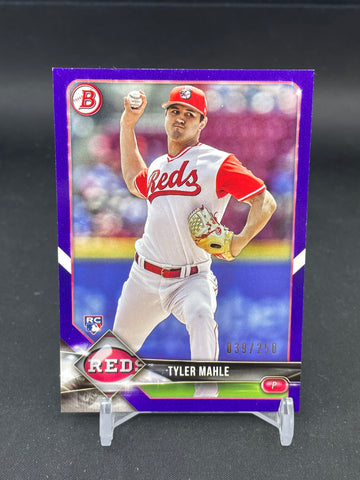 2018 TOPPS BOWMAN - PURPLE - T. MAHLE - #32 - #'D/250 - RC