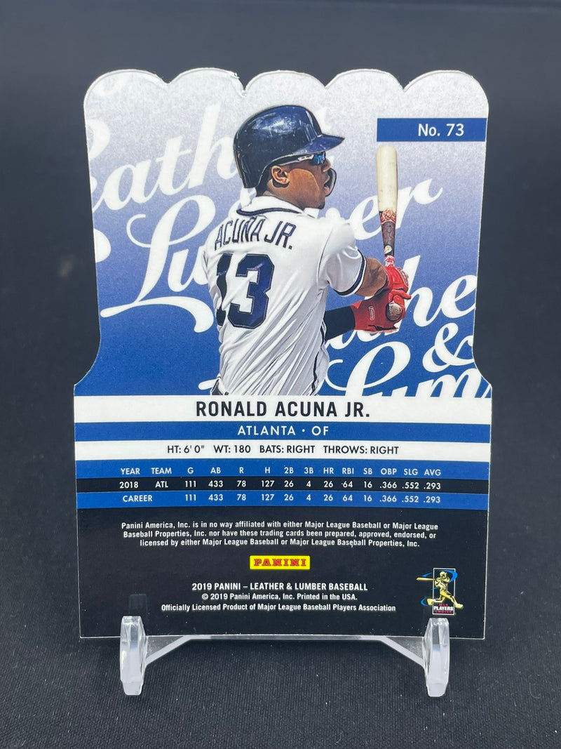 2019 PANINI LEATHER & LUMBER - R. ACUNA JR. -