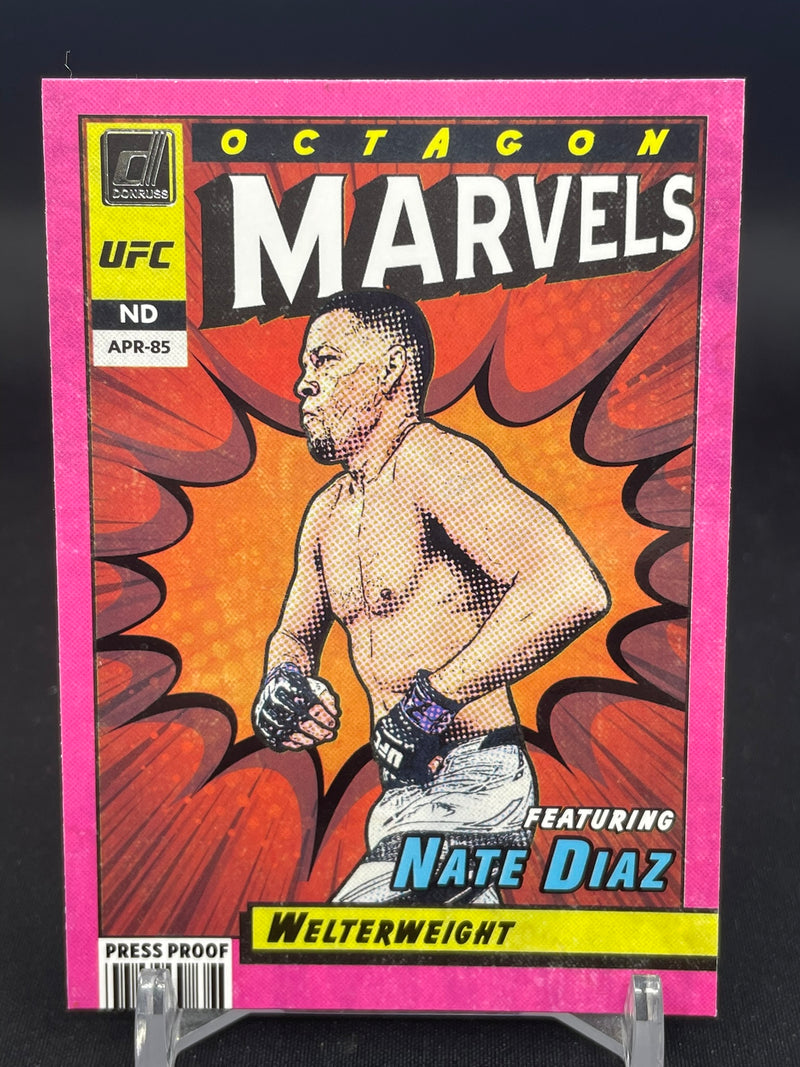 2022 PANINI DONRUSS - PINK PRESS PROOF - OCTAGON MARVELS - N. DIAZ -