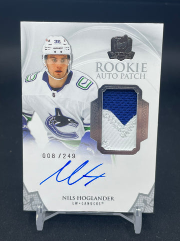 2020 UPPER DECK THE CUP - ROOKIE AUTO PATCH - N. HOGLANDER - #159 - #'D/249 - RELIC - AUTOGRAPH - RC