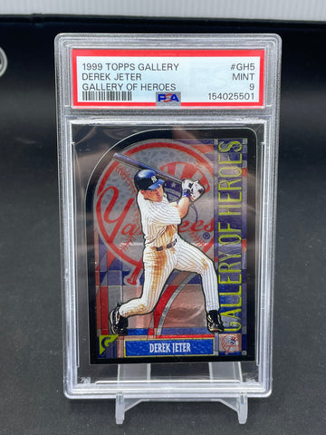 1999 TOPPS GALLERY - GALLERY OF HEROES - D. JETER - #GH5 - PSA 9