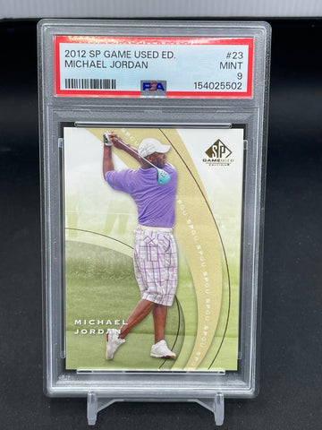 2012 UPPER DECK SM GAME USED - M. JORDAN - #23 - PSA 9