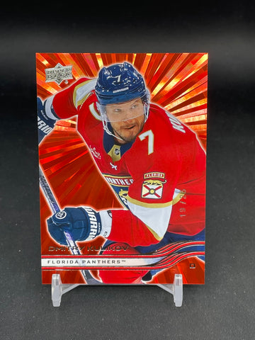 2025 UPPER DECK SERIES ONE - RED OUTBURST - D. KULIKOV - #73 - #'D/25