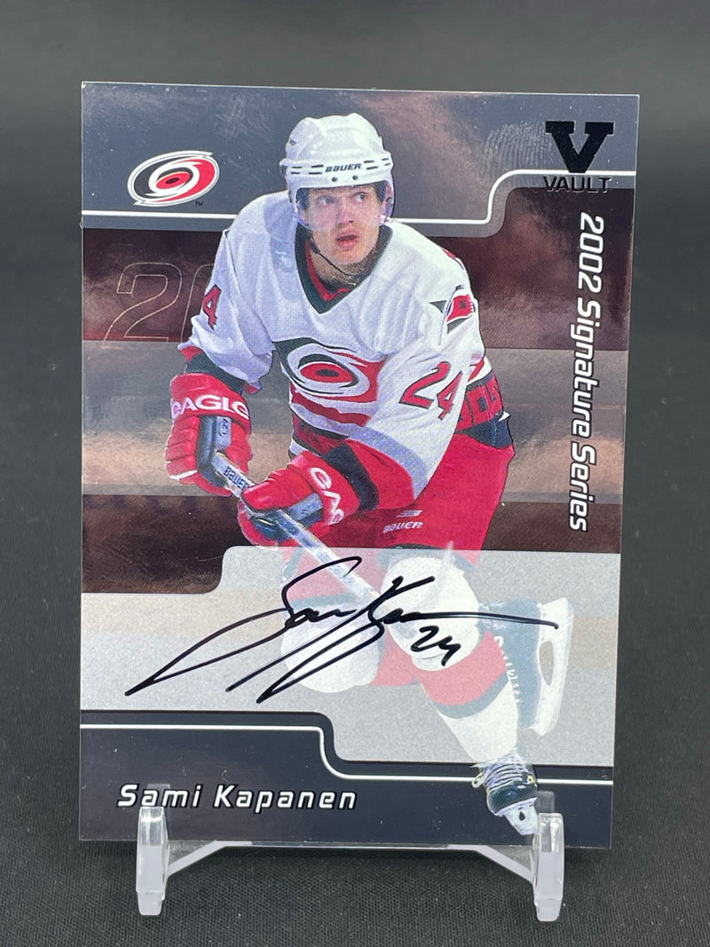 2002 IN THE GAME SIGNATURE SERIES - S. KAPANEN -