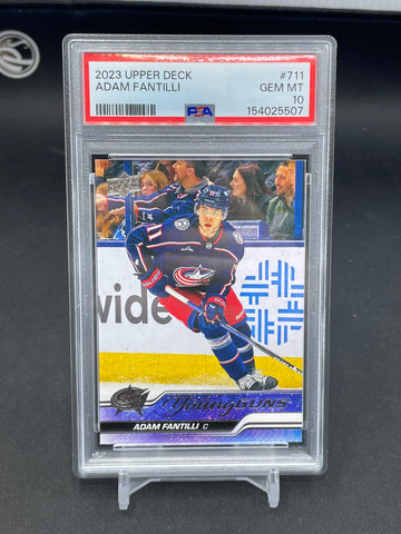 2023 UPPER DECK EXTENDED SERIES - YOUNG GUNS - A. FANTILLI - #711 - PSA 10 - RC
